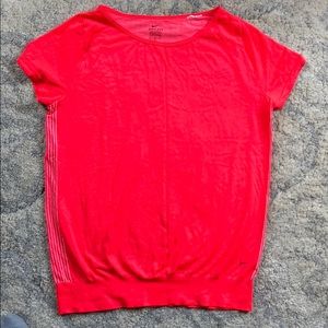 Nike short sleeve hot pink athletic top